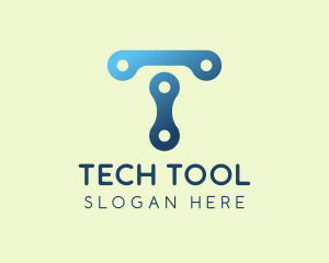 Letter T Tools logo design