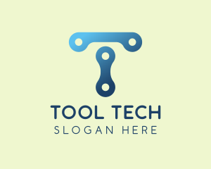 Letter T Tools logo design