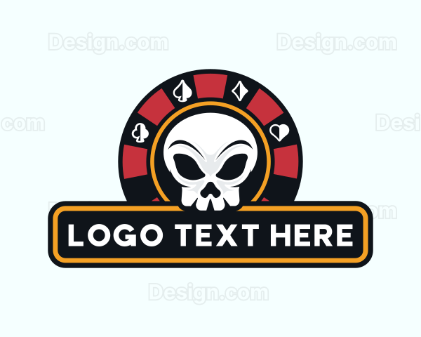 Skull Gambling Casino Logo