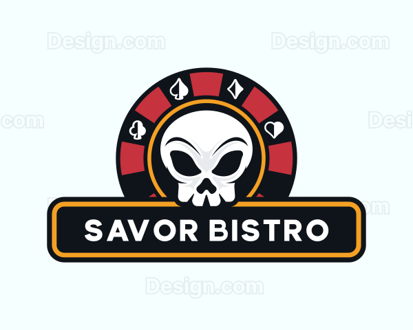 Skull Gambling Casino Logo