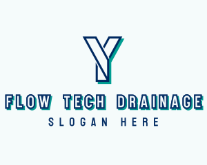 Generic Tech Letter Y logo design