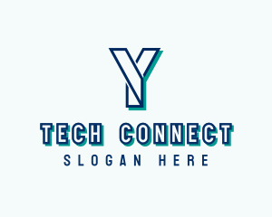 Generic Tech Letter Y logo