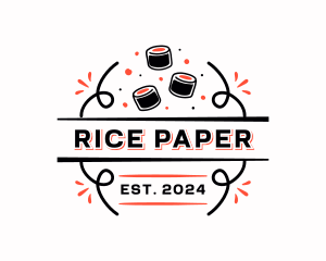 Japanese Sushi Restaurant logo design