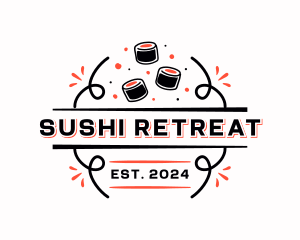 Japanese Sushi Restaurant logo design