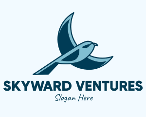 Blue Bird Flying logo