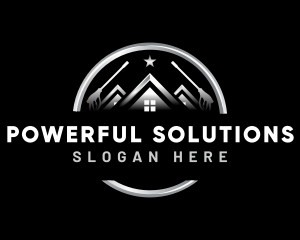 Residential Power Wash Sanitation logo design