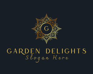 Golden Mandala Boutique logo design