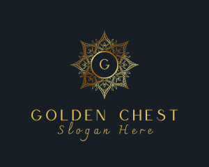 Golden Mandala Boutique logo design