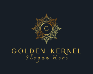 Golden Mandala Boutique logo design