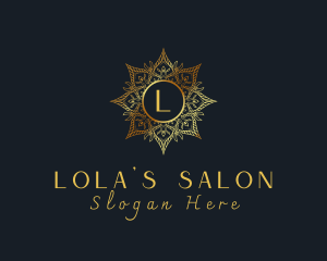 Golden Mandala Boutique logo design