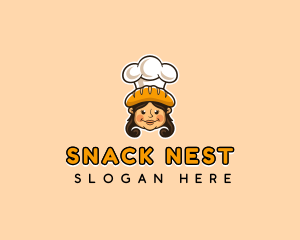 Bread Bakery Chef logo design