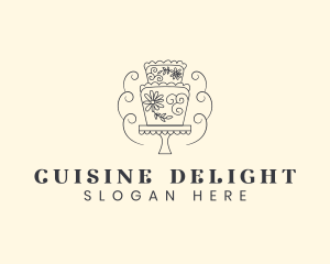 Fancy Culinary Cake  logo design