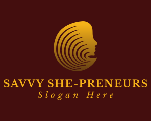 Woman Hair Spa logo design