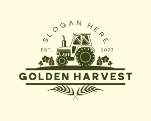 Countryside Tractor Farming logo design