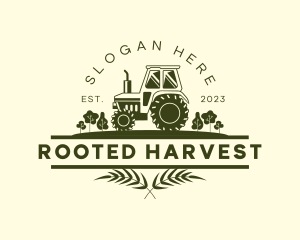 Countryside Tractor Farming logo design