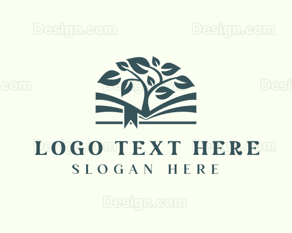 Educational Book Tree Logo