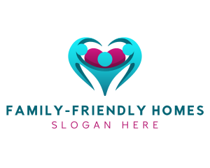 Family Heart Love logo design