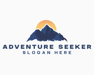 Mountain Adventure Hiking logo design