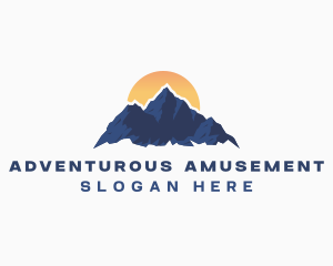 Mountain Adventure Hiking logo design