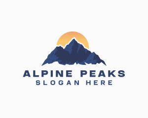 Mountain Adventure Hiking logo design