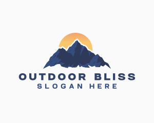 Mountain Adventure Hiking logo design