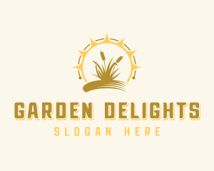 Reed Plant Gardening logo design