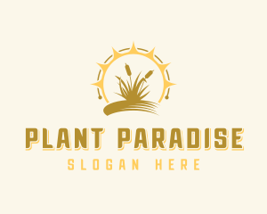 Reed Plant Gardening logo design