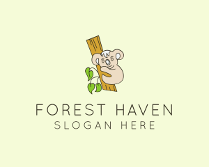 Forest Branch Koala logo design