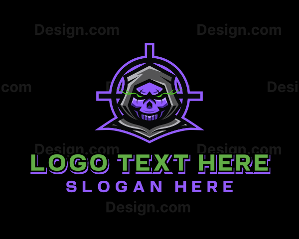 Evil Skull Wizard Logo