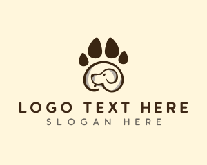 Pet Paw Puppy Logo