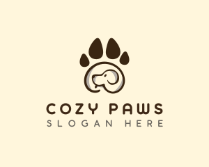 Pet Paw Puppy logo design