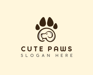 Pet Paw Puppy logo design