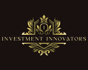 Ornamental Crown Crest logo
