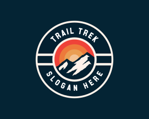 Retro Mountain Hiking logo