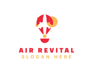 Travel Hot Air Balloon logo design