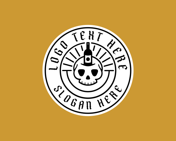 Liquor logo example 2