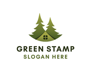 Green Tree House logo design