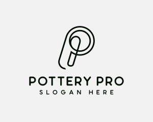 Loop Business Letter P logo design