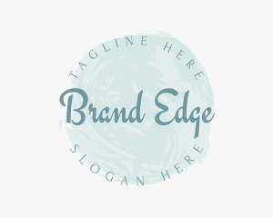 Cosmetics Watercolor Brand logo