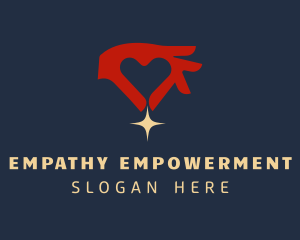 Heart Hand Star Cooperative logo design