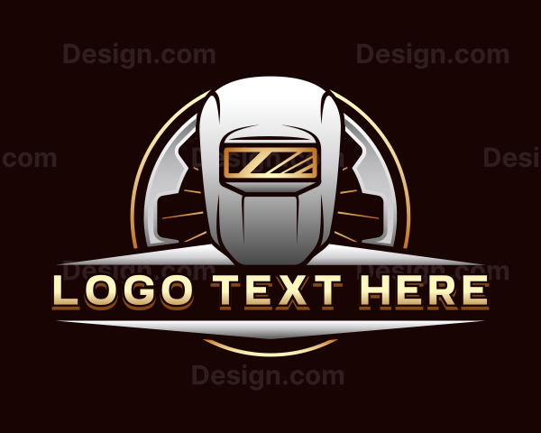 Metalwork Welding Mask Logo