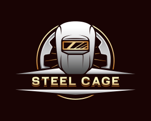 Metalwork Welding Mask logo design