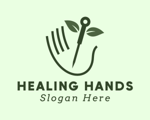 Natural Hand Acupuncture logo design