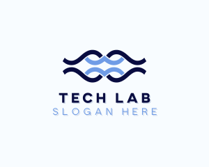 Waves Technology Firm logo design