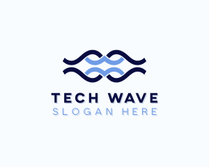 Waves Technology Firm logo design