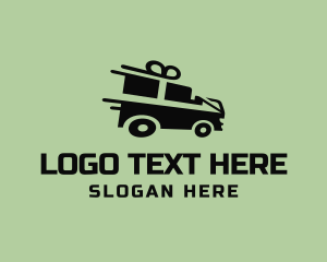 Fast Gift Delivery Truck logo