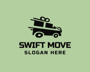 Fast Gift Delivery Truck logo