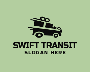 Fast Gift Delivery Truck logo