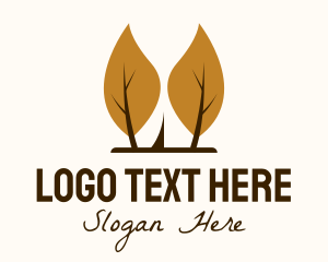 Autumn Tree Tent  Logo