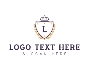 Regal - Regal Shield Wreath logo design